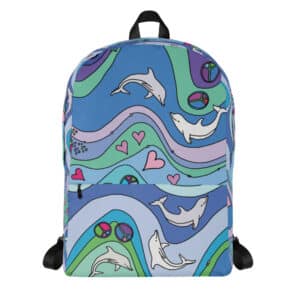 Spinning Dolphins Backpack